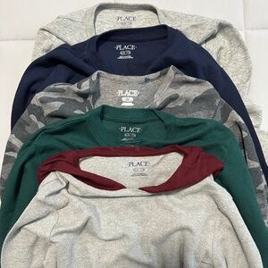 Children's Place Boy's Thermal Long Sleeve Shirts SIZE M 7/8